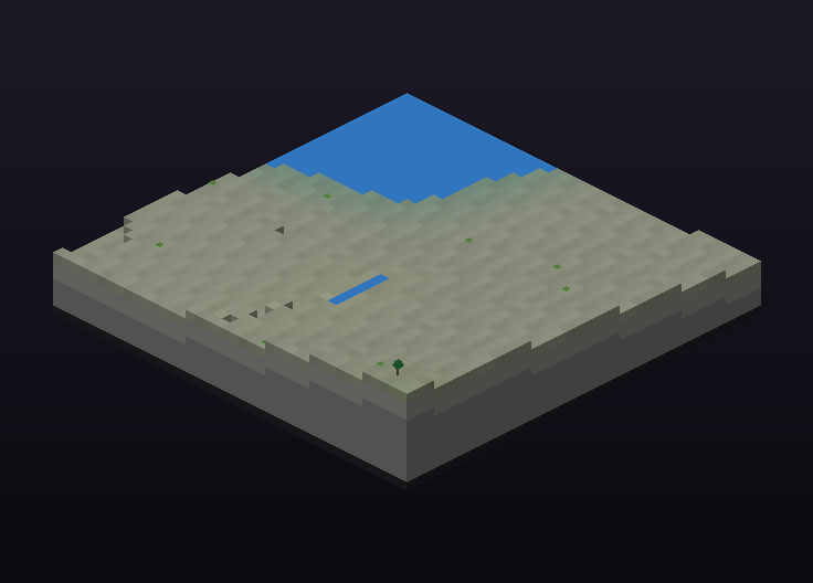 Coastal hills meeting the sea